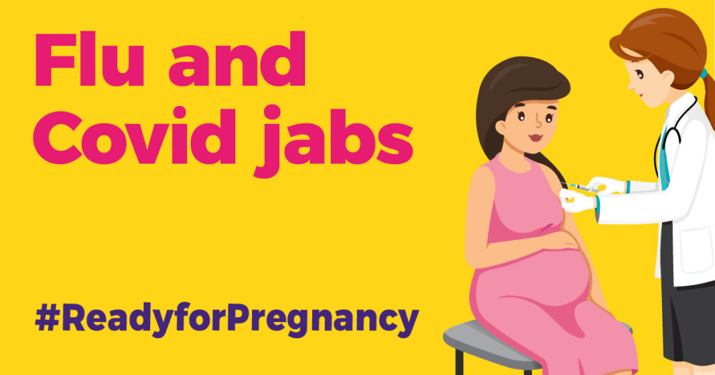Flu and Covid jabs